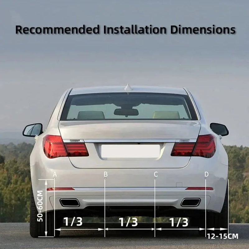 HIPPBQCC Parking Sensor For Car With Auto Parktronic Reverse LED Monitor 4 Sensors Radar Detector System Backlight Display - Lacatang Shop