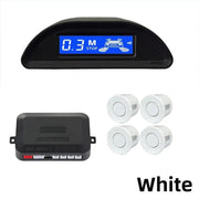 HIPPBQCC Parking Sensor For Car With Auto Parktronic Reverse LED Monitor 4 Sensors Radar Detector System Backlight Display - Lacatang Shop