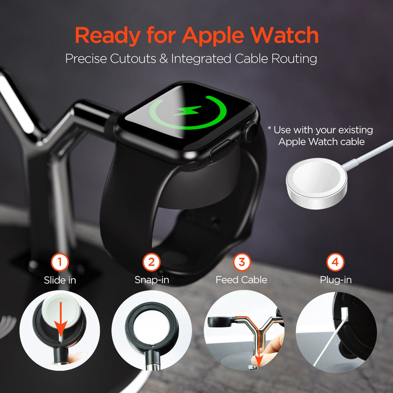 HyperGear MaxCharge 3 - in - 1 MagSafe Wireless Charging Stand - Lacatang Shop