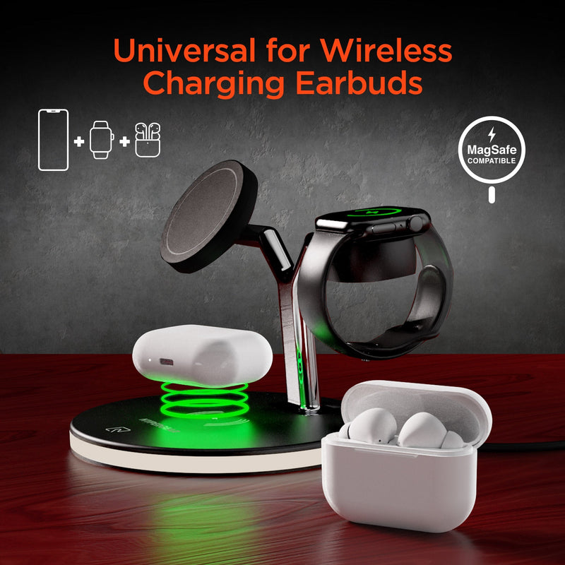HyperGear MaxCharge 3 - in - 1 MagSafe Wireless Charging Stand - Lacatang Shop