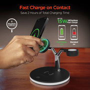 HyperGear MaxCharge 3 - in - 1 MagSafe Wireless Charging Stand - Lacatang Shop