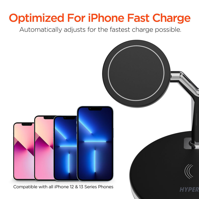 HyperGear MaxCharge 3 - in - 1 MagSafe Wireless Charging Stand - Lacatang Shop