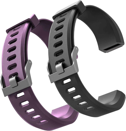 ID115Plus HR Very Fit Pro Bands Replacement Strap - Purple & Black