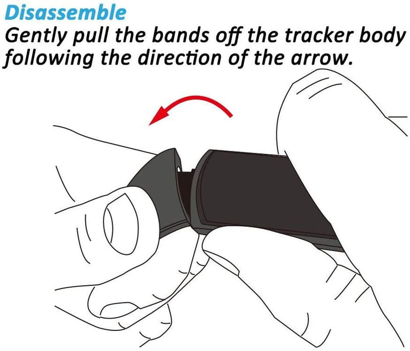 ID115Plus HR Very Fit Pro Bands Replacement Strap - Purple & Black - Lacatang Shop