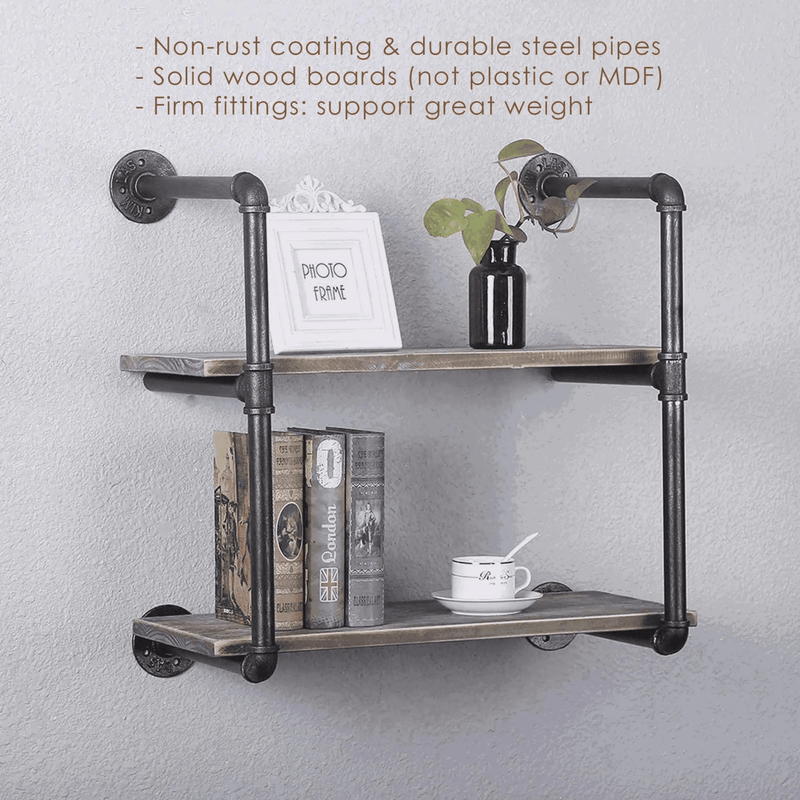 Industrial Pipe Shelving, Industrial Floating Shelves - Lacatang Shop