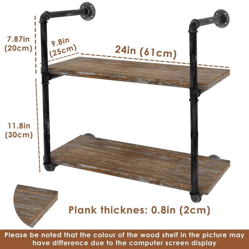 Industrial Pipe Shelving, Industrial Floating Shelves - Lacatang Shop