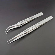 Industrial Tweezers Electronics Anti - static Curved Straight Tip - Lacatang Shop