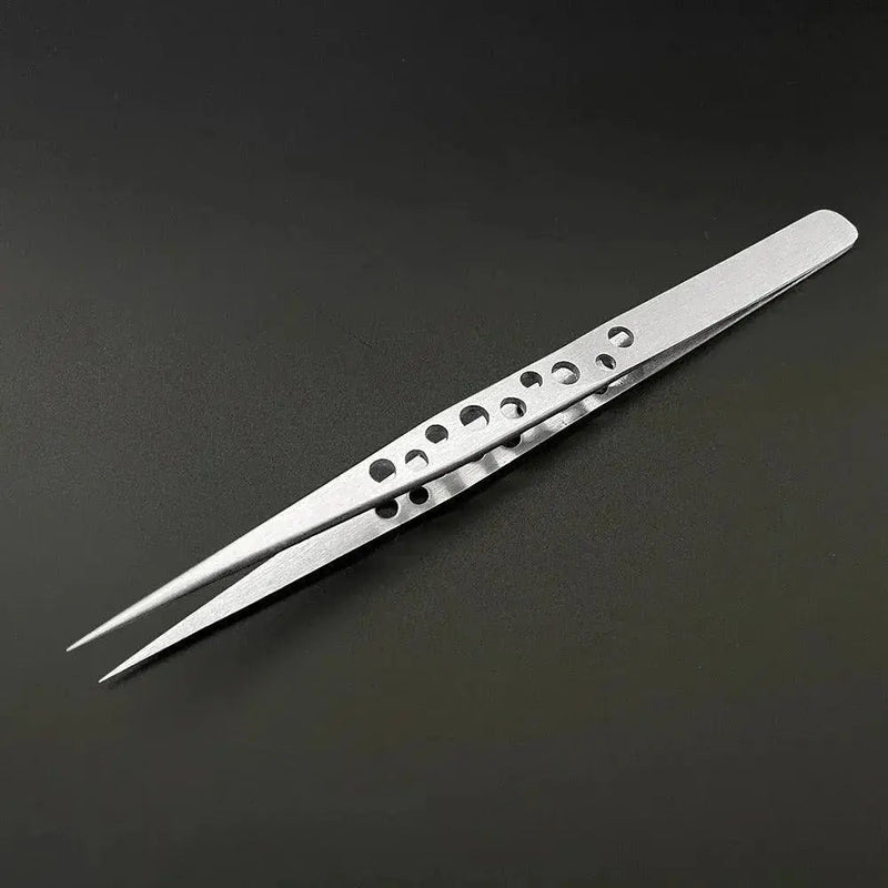 Industrial Tweezers Electronics Anti - static Curved Straight Tip - Lacatang Shop