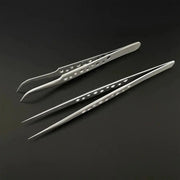 Industrial Tweezers Electronics Anti - static Curved Straight Tip - Lacatang Shop