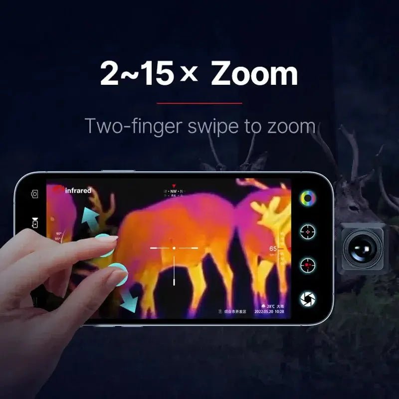 InfiRay T2 PRO Night Vision Thermal Camera For Hunting Outdoor Search 256x192 Thermal Imager For Mobile Phone - Lacatang Shop