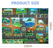 Interactive City Traffic Play Mat for Kids - Waterproof Educational Rug for Boys and Girls - Lacatang Shop