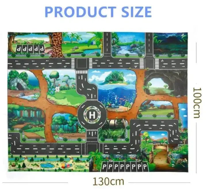 Interactive City Traffic Play Mat for Kids - Waterproof Educational Rug for Boys and Girls - Lacatang Shop