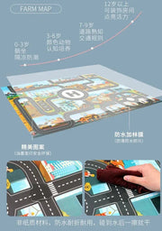 Interactive City Traffic Play Mat for Kids - Waterproof Educational Rug for Boys and Girls - Lacatang Shop