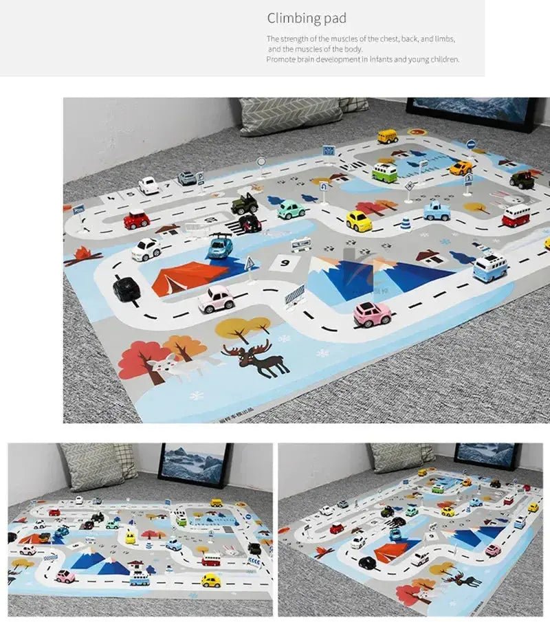 Interactive City Traffic Play Mat for Kids - Waterproof Educational Rug for Boys and Girls - Lacatang Shop