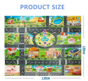Interactive City Traffic Play Mat for Kids - Waterproof Educational Rug for Boys and Girls - Lacatang Shop