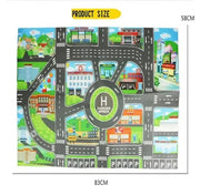 Interactive City Traffic Play Mat for Kids - Waterproof Educational Rug for Boys and Girls - Lacatang Shop