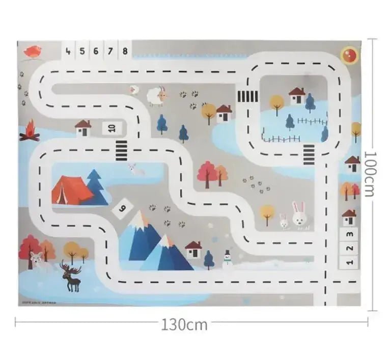 Interactive City Traffic Play Mat for Kids - Waterproof Educational Rug for Boys and Girls - Lacatang Shop