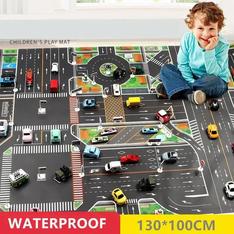 Interactive City Traffic Play Mat for Kids - Waterproof Educational Rug for Boys and Girls - Lacatang Shop