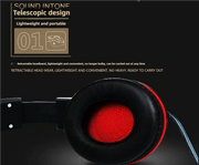 JBJW 722 Esports Headphone 3D Surround Stereo with Microphone Volume Control Headset 3.5mm PC/PS4 Earphone for Gamer Net bar - Lacatang Shop