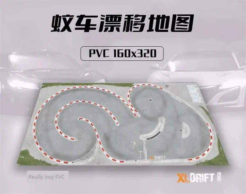 Jingshang Mini Drift Track Professional PVC Racing Map - Lacatang Shop