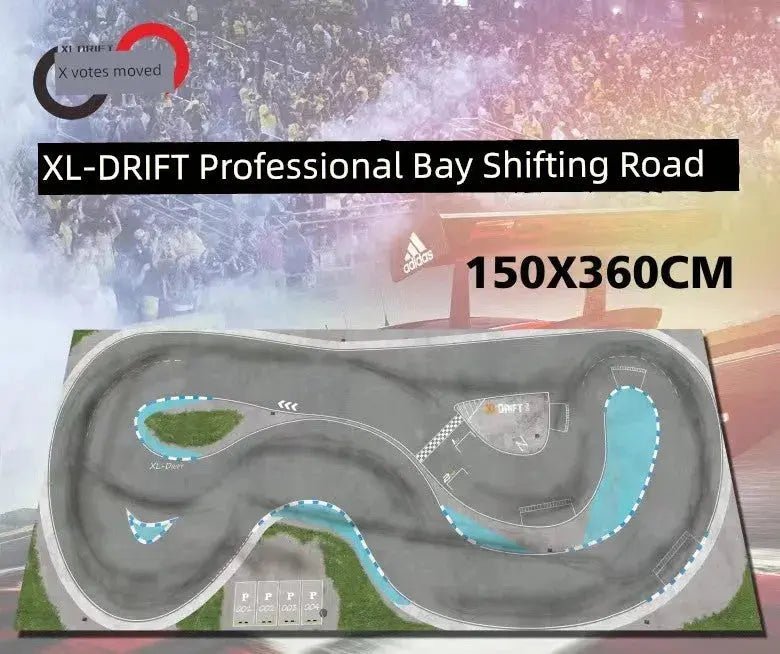 Jingshang Miniature Drift Racing Track Professional Artificial Map - Lacatang Shop