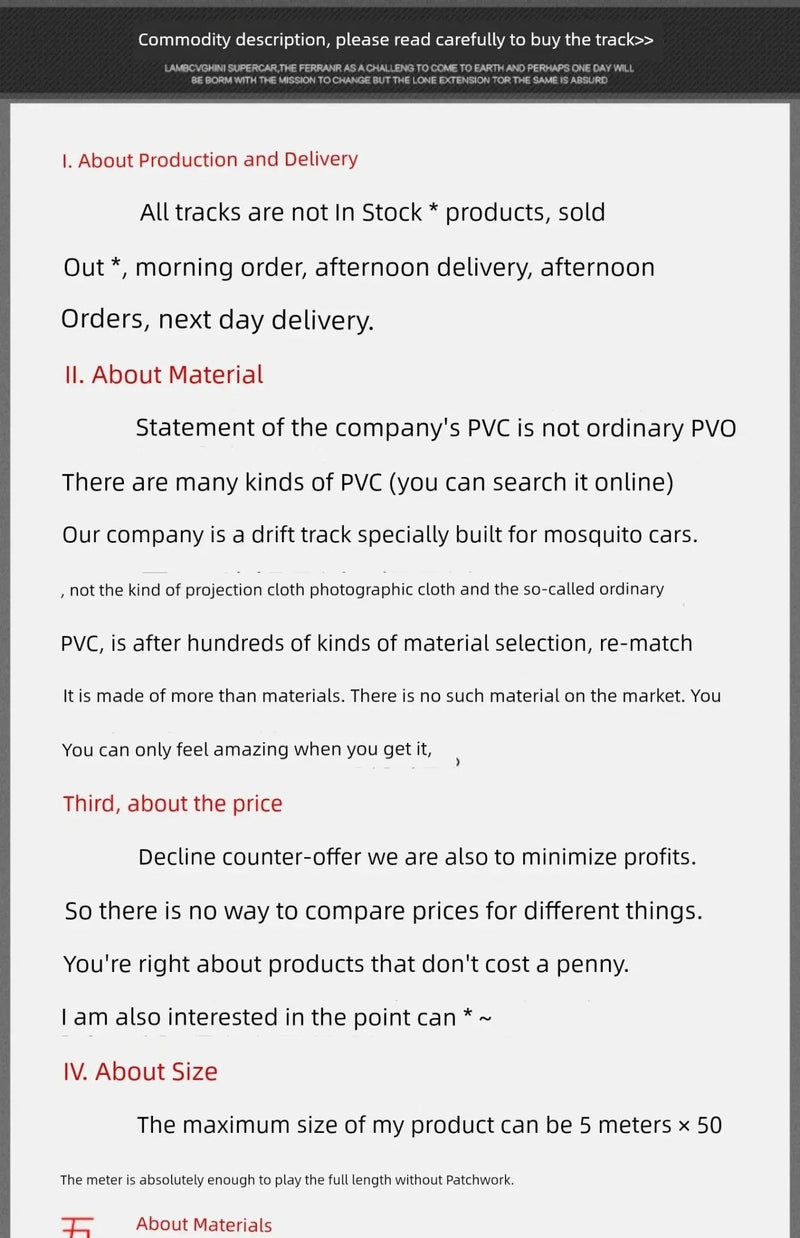 Jingshang Miniature Drift Racing Track Professional Artificial Terrain - Lacatang Shop