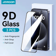 Joyroom 1/2/3pcs HD Glass Screen Protector for iPhone 16 15 14 13 12 11 Pro Max Full Screen Tempered Glass Protection for iPhone - Lacatang Shop