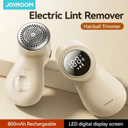 Joyroom Electric Lint Remover for Clothing Portable Hair Ball Trimmer Rechargeable Fabric Shaver 3 - Speeds with Digital Display - Lacatang Shop