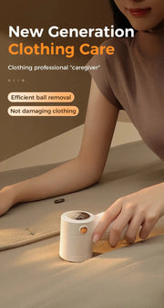 Joyroom Electric Lint Remover for Clothing Portable Hair Ball Trimmer Rechargeable Fabric Shaver 3 - Speeds with Digital Display - Lacatang Shop