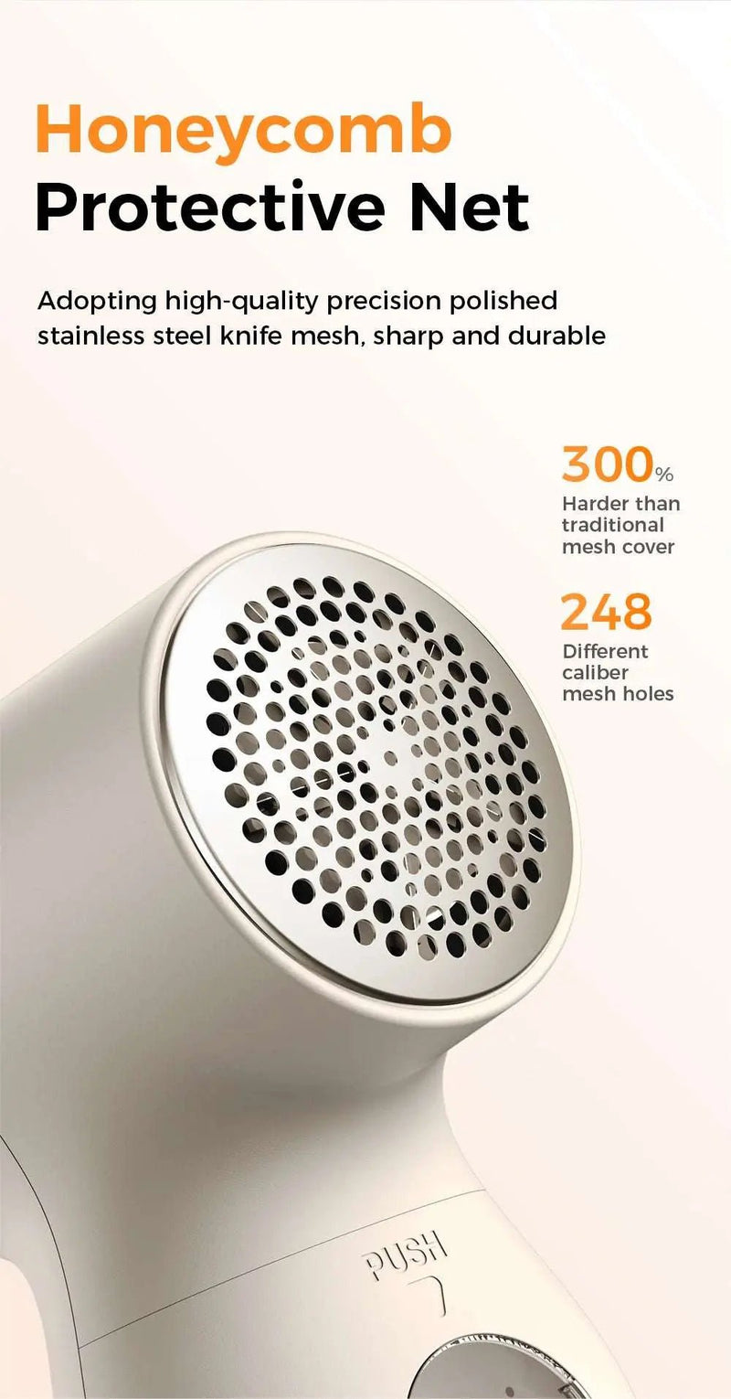 Joyroom Electric Lint Remover for Clothing Portable Hair Ball Trimmer Rechargeable Fabric Shaver 3 - Speeds with Digital Display - Lacatang Shop