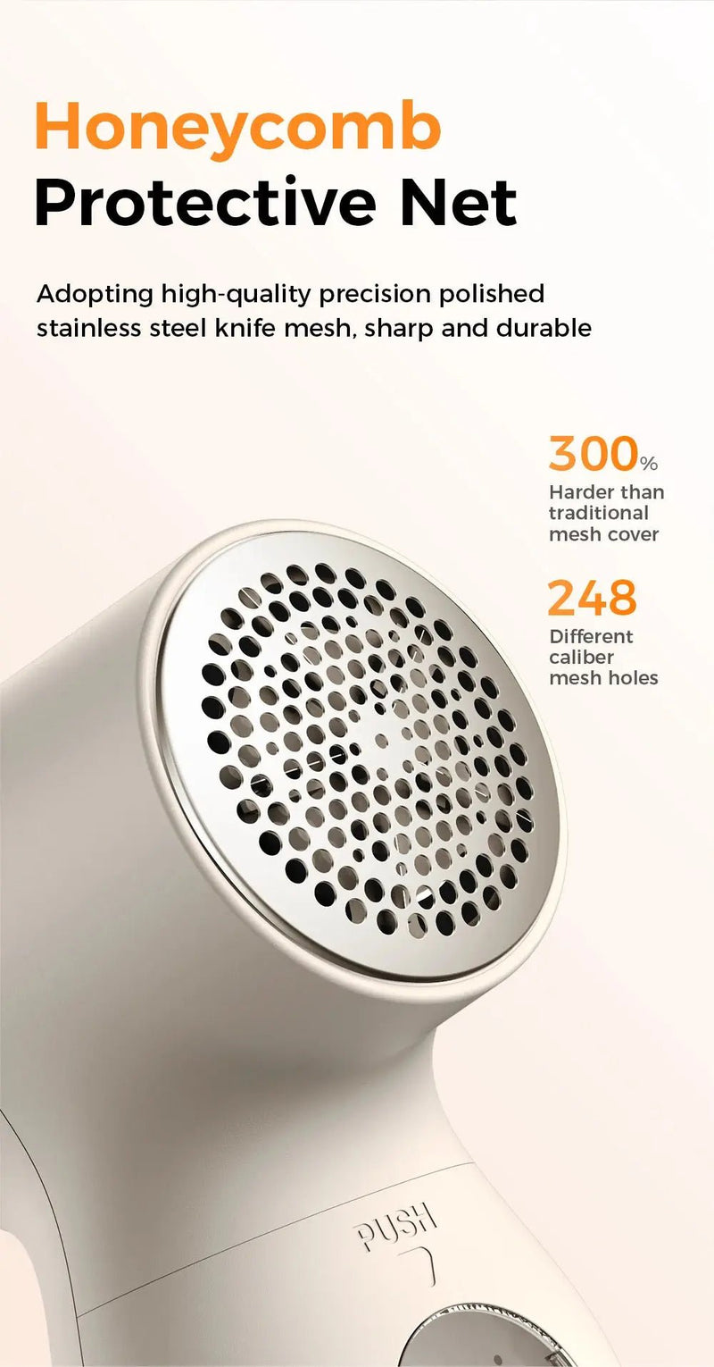 Joyroom Electric Lint Remover for Clothing Portable Hair Ball Trimmer Rechargeable Fabric Shaver 3 - Speeds with Digital Display - Lacatang Shop