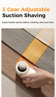 Joyroom Electric Lint Remover for Clothing Portable Hair Ball Trimmer Rechargeable Fabric Shaver 3 - Speeds with Digital Display - Lacatang Shop