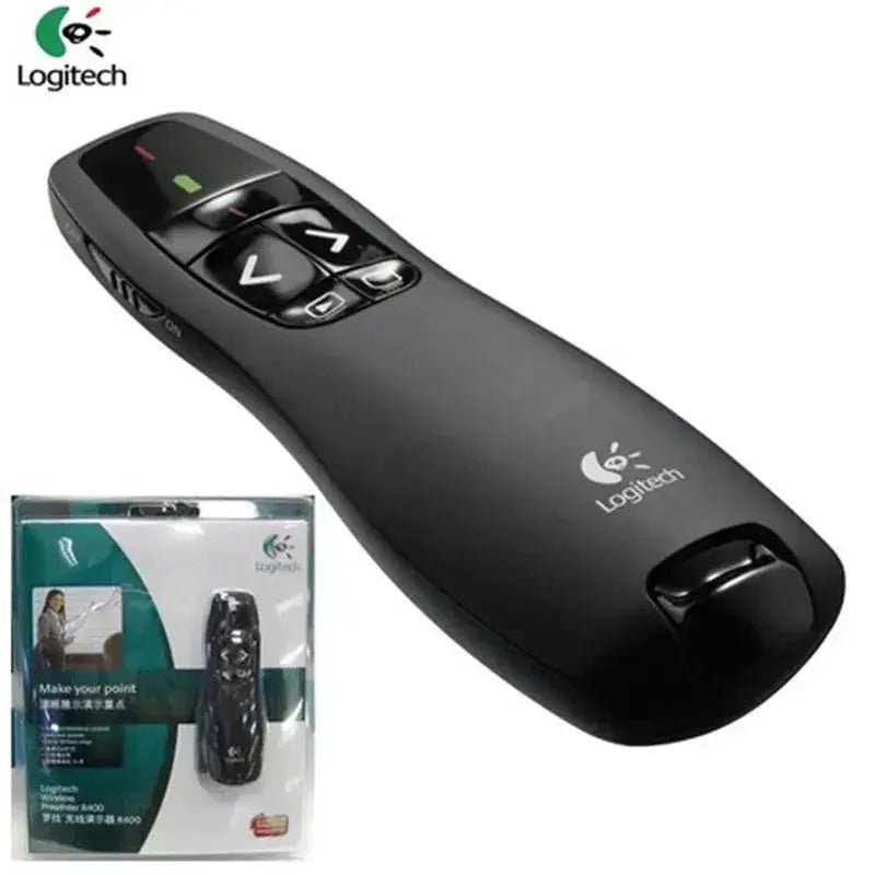 JSHFEI 5mw Pointer pen Logitech R400 2.4 GHz Wireless Presenter IR PPT Presenter Pen 650nm laser Pointer Red Remote Control pen - Lacatang Shop