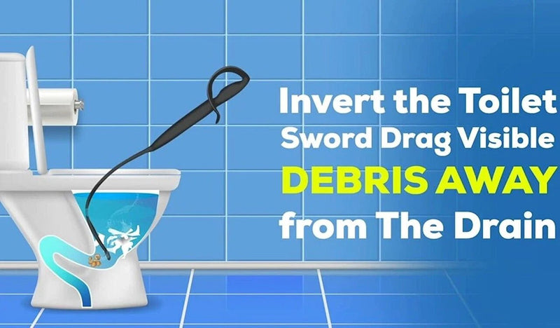 KEEGAN TOOLS Toilet Sword 32" Plunger Declogger Handle HEAVY DUTY Bathroom Clog - Lacatang Shop