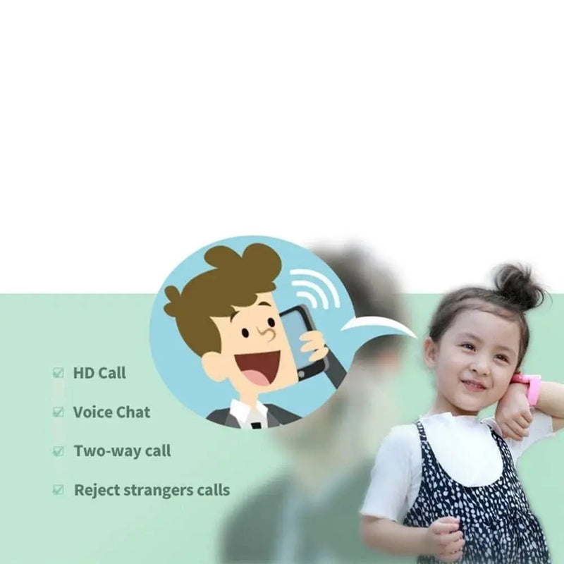 Kid Smartwatch GPS Tracker IP67 Waterproof - Lacatang Shop