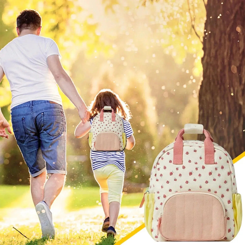 Kids Backpack Children'S Bag Baby Strawberry Print Backpack Schoolbag Backpack for School Office Supplies Kindergarten Children'S Backpack on Clearance - Lacatang Shop