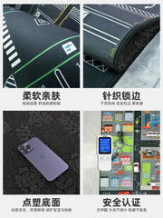 Kids Play Mat - Thick Cushioned Crawling and Reading Area Carpet for Kindergarten with Cartoon Design, Drop - Resistant for Ages 2 - 6 - Lacatang Shop