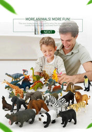 Kids Waterproof Playmat - Portable Dinosaur and Farm Road Activity Carpet for Toddlers, Non - Toxic Educational Crawling Mat - Lacatang Shop