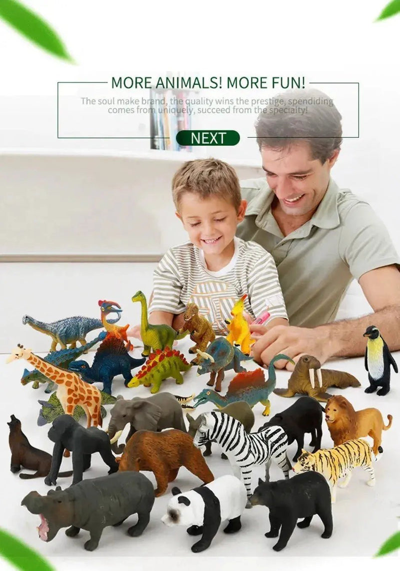 Kids Waterproof Playmat - Portable Dinosaur and Farm Road Activity Carpet for Toddlers, Non - Toxic Educational Crawling Mat - Lacatang Shop