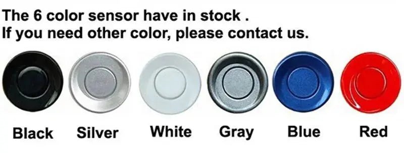 Koorinwoo 4 Sensors Buzzer 22mm Car Parking Sensor Kit Reverse Backup Radar Sound Alert Indicator Probe System 12V Parktronic - Lacatang Shop