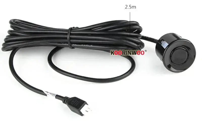 Koorinwoo 4 Sensors Buzzer 22mm Car Parking Sensor Kit Reverse Backup Radar Sound Alert Indicator Probe System 12V Parktronic - Lacatang Shop