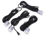 Koorinwoo 4 Sensors Buzzer 22mm Car Parking Sensor Kit Reverse Backup Radar Sound Alert Indicator Probe System 12V Parktronic - Lacatang Shop