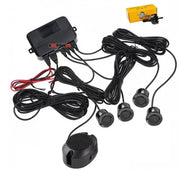 Koorinwoo 4 Sensors Buzzer 22mm Car Parking Sensor Kit Reverse Backup Radar Sound Alert Indicator Probe System 12V Parktronic - Lacatang Shop