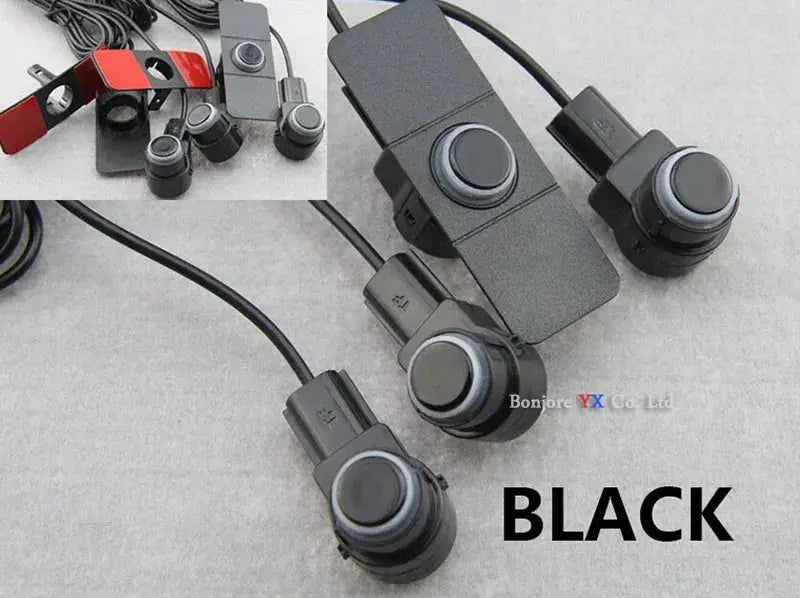 Koorinwoo LCD Parktronics Original 4/6/8 Sensors 16.5MM Car Automobile Reversing Radars Detector Parking Assistance Radar Alert - Lacatang Shop