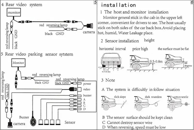 Koorinwoo LCD Parktronics Original 4/6/8 Sensors 16.5MM Car Automobile Reversing Radars Detector Parking Assistance Radar Alert - Lacatang Shop