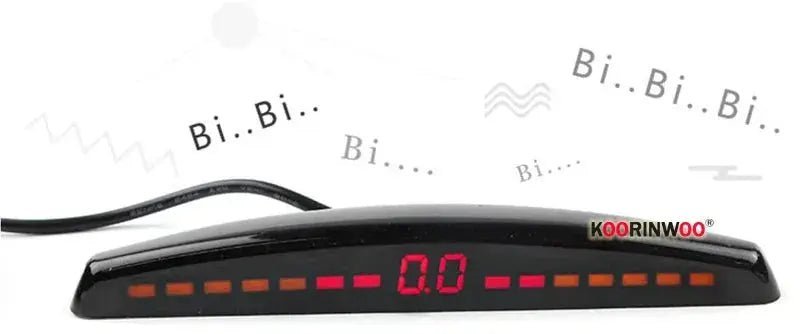 Koorinwoo LCD Parktronics Original 4/6/8 Sensors 16.5MM Car Automobile Reversing Radars Detector Parking Assistance Radar Alert - Lacatang Shop