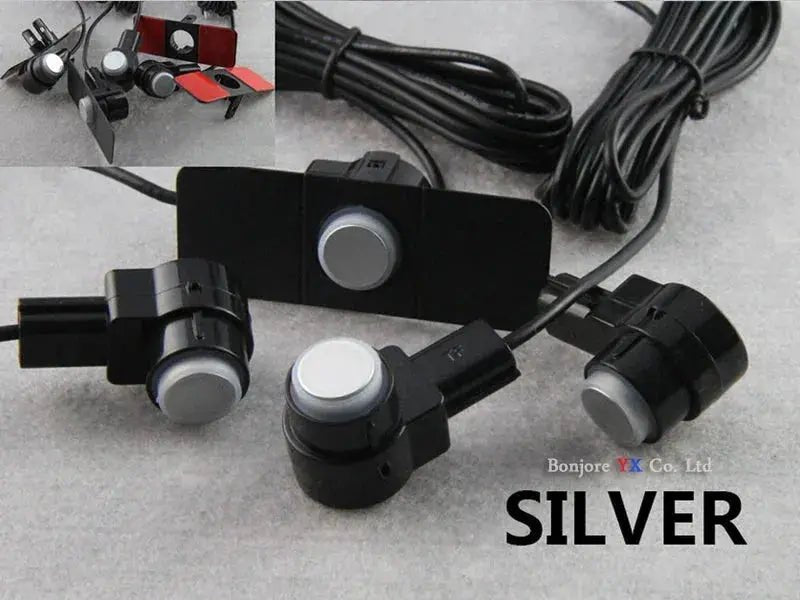 Koorinwoo LCD Parktronics Original 4/6/8 Sensors 16.5MM Car Automobile Reversing Radars Detector Parking Assistance Radar Alert - Lacatang Shop