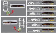 Koorinwoo LCD Parktronics Original 4/6/8 Sensors 16.5MM Car Automobile Reversing Radars Detector Parking Assistance Radar Alert - Lacatang Shop