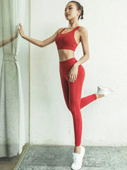 Korean Sexy Fashion Beginner's Two - Piece Fitness Suit - Lacatang Shop