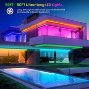 Professional Title: "50ft Bluetooth LED Strip Lights with Color Changing, Music Sync, and Dual Control Options" 

Transform Your Space with 50ft Bluetooth LED Strip Lights - Sync to Music, Change Colors, & Control with Ease!  AliExpress Lacatang Shop 